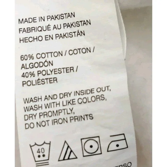 IZOD Crew Neck Sweatshirt Men's M Preppy Baggy Ivory Gray - Picture 6 of 7